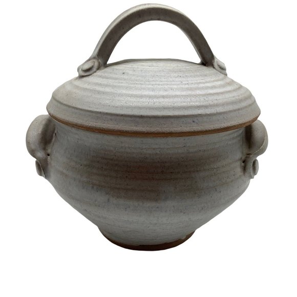 Wheel ThrownVintage Pottery Tureen from Walker Pottery Works